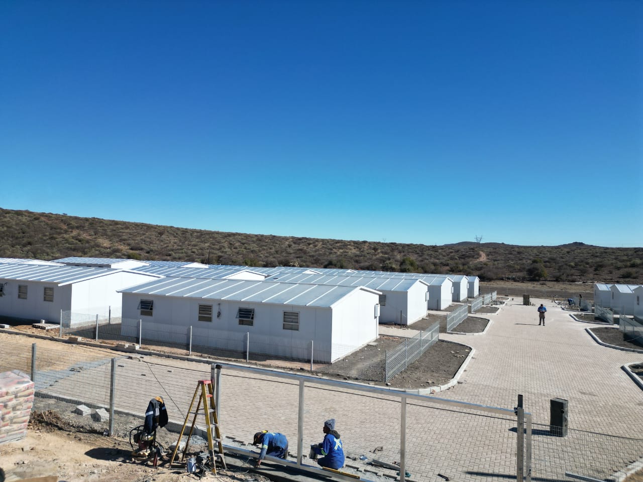 Construction in progress, ground level